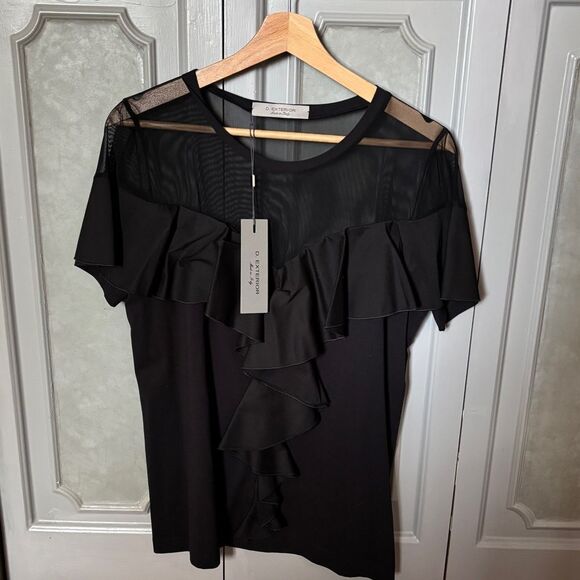 D. EXTERIOR SHEAR T-SHIRT black sz XL - Picture 2 of 10